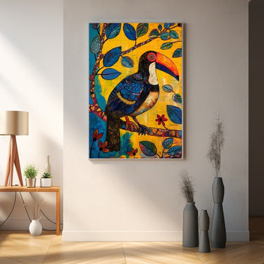 Peinture Oiseau Maternelle